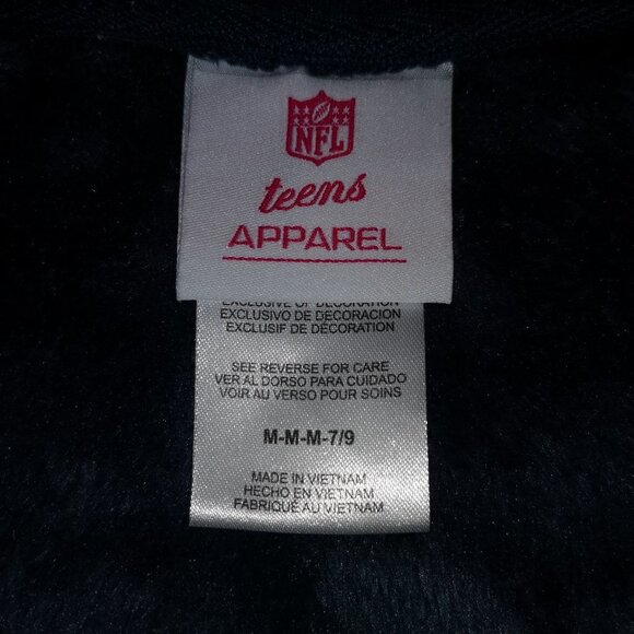 NFL Teen Apparel New England Patriots Size Medium Navy Sweatshirt - Picture 2 of 8